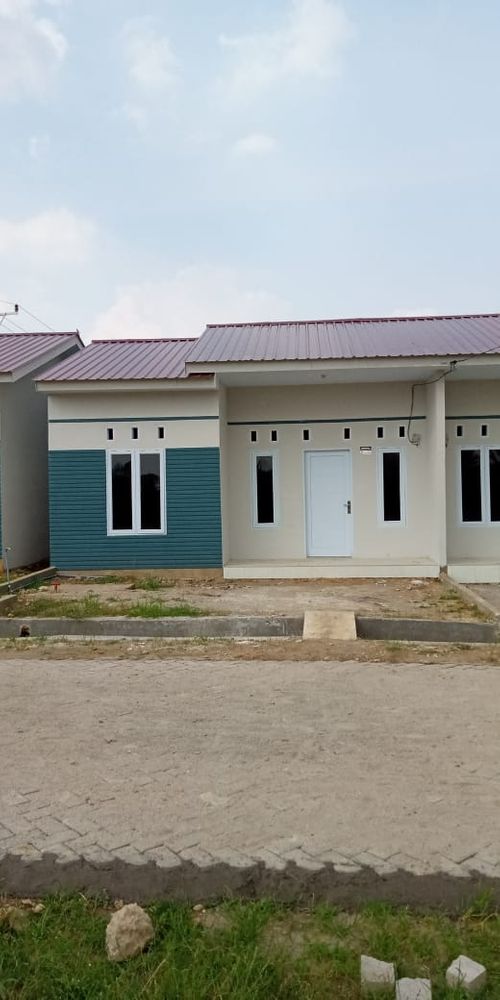 foto tampak rumah tipe 36 perumahan RORINATA RESIDENCE SUKAMAJU TAHAP10