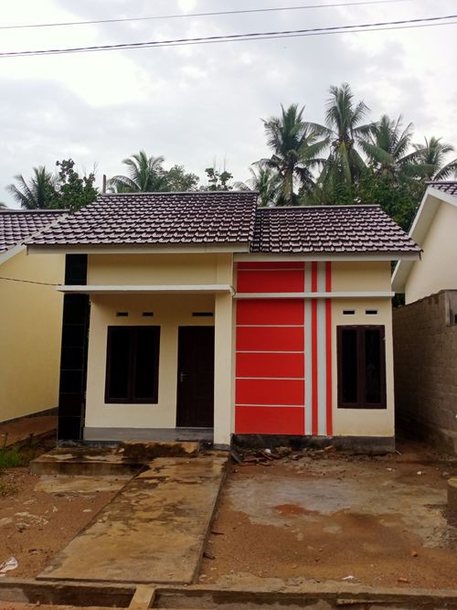 foto tampak rumah tipe 36 perumahan SWADAYA ASRI 3 BLOK B