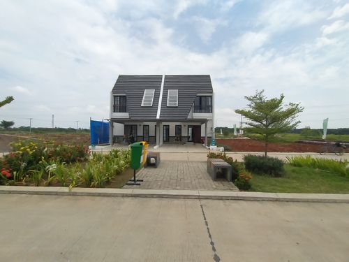 foto posisi tengah perumahan Cluster Sriwijaya - Darmawangsa Residence Bekasi