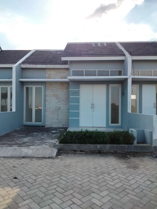 foto tampak rumah tipe 32/60 perumahan Maharaja Residence