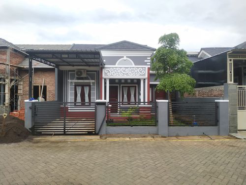 foto tampak rumah tipe 45 perumahan PERUMAHAN SAPPHIRE MEDITERANIA