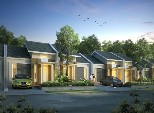 foto tampak rumah tipe Dahlia 1C Hoek (138) perumahan CitraIndah City