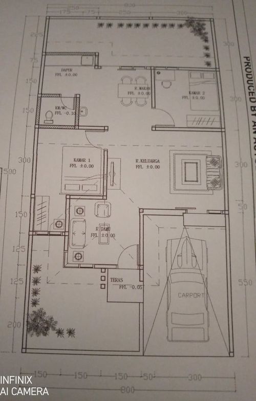 foto denah rumah tipe 66 perumahan Bukit Royal Kencana 2