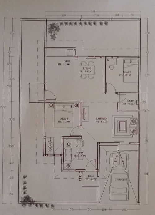 foto denah rumah tipe 72 perumahan Bukit Royal Kencana 2