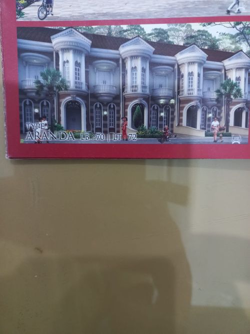 foto tampak rumah tipe ARANDA perumahan SETIABUDI ANGGREK