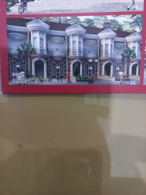 foto denah rumah tipe ARANDA perumahan SETIABUDI ANGGREK