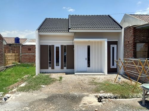 foto tampak rumah tipe 30/64 perumahan de Tanjung Raya Residence Cluster 9