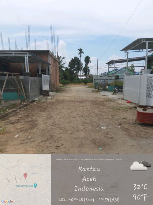 foto posisi tengah perumahan NAURA RESIDENCE III