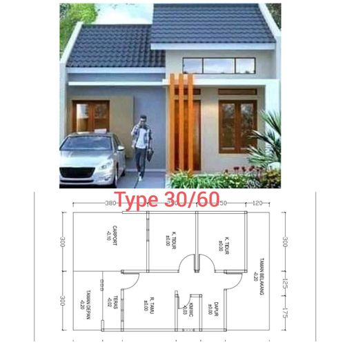 foto denah rumah tipe Perumahan Bawuresidence Subsidi perumahan BAWU RESIDENCE