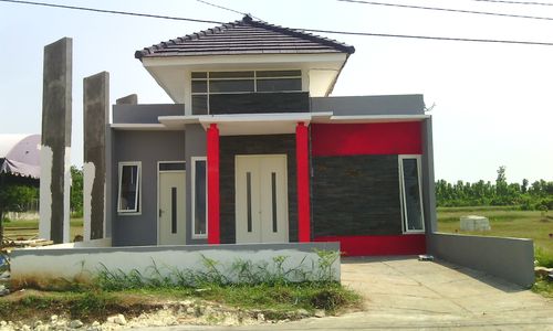 foto tampak rumah tipe 60 perumahan Pandan Arum Residence