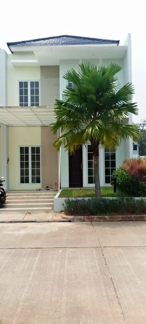 foto tampak rumah tipe 90/91 perumahan Green City