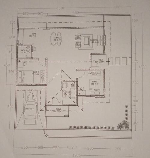 foto denah rumah tipe 80 perumahan Bukit Royal Kencana 2