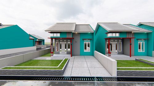 foto tampak rumah tipe 36/105 perumahan NAURA RESIDENCE III