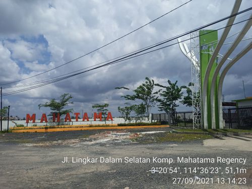 foto gerbang perumahan Mahatama Regency
