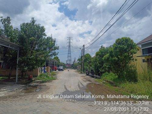foto posisi tengah perumahan Mahatama Regency