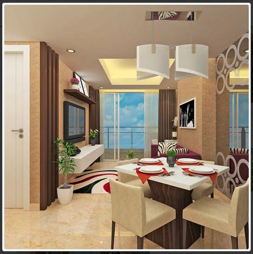 foto tampak rumah tipe 2 BR SAPPHIRE perumahan SPRINGHILL ROYALE SUITES (SPRINGHILL GOLF PENTHOUSE)