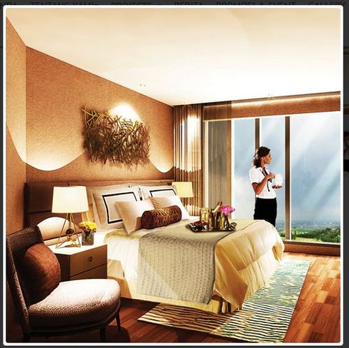 foto tampak rumah tipe QUEEN SUITES A perumahan SPRINGHILL ROYALE SUITES (SPRINGHILL GOLF PENTHOUSE)