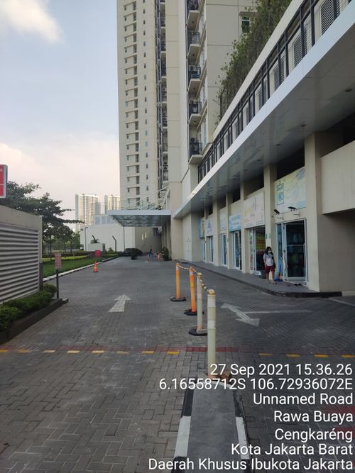 foto posisi tengah perumahan APARTEMEN PURI ORCHARD