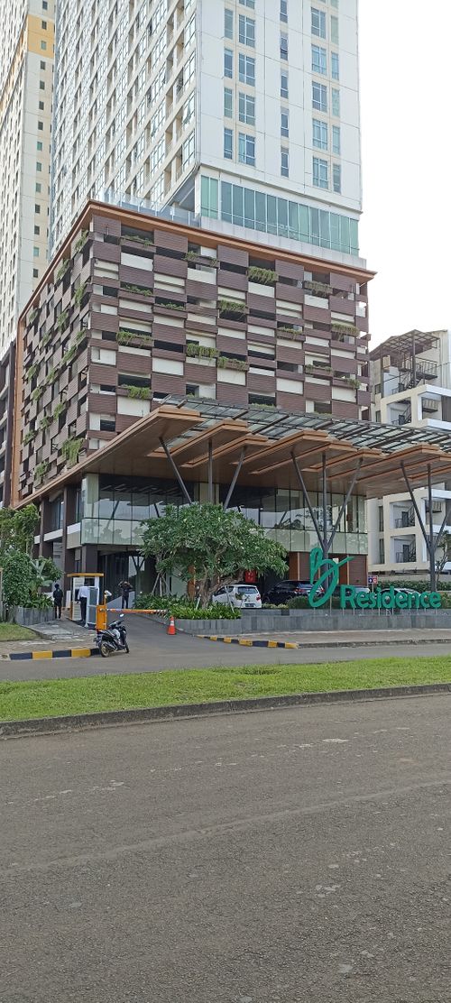 foto posisi tengah perumahan Apartemen B Residence