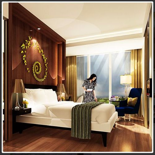 foto tampak rumah tipe KING SUITES A perumahan SPRINGHILL ROYALE SUITES (SPRINGHILL GOLF PENTHOUSE)