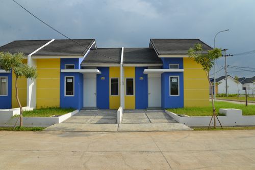 foto tampak rumah tipe CITRA perumahan VICTORIA PERMAI