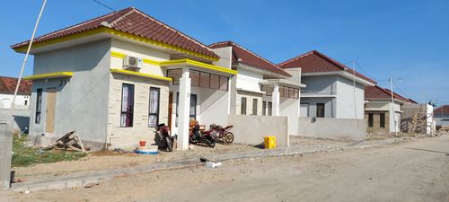 foto tampak rumah tipe 36/90 perumahan BELLPARK 2 TAHAP 2