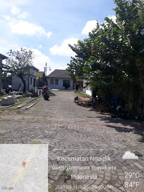 foto posisi tengah perumahan PONDOK PERMAI KALIURANG