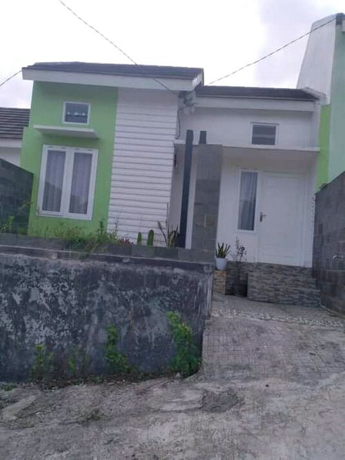 foto tampak rumah tipe 27 perumahan PERMATA HIJAU SEMPOR