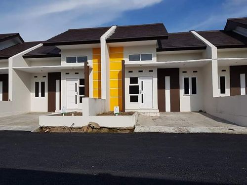 foto tampak rumah tipe 45/81 perumahan Asri Residence Cintaraja