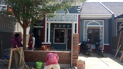 foto tampak rumah tipe 45 perumahan PERUMAHAN SAPPHIRE MEDITERANIA