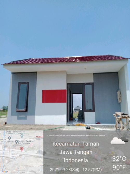 foto contoh rumah perumahan Taman Jasmine Regensi