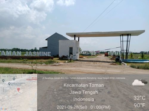foto gerbang perumahan Taman Jasmine Regensi