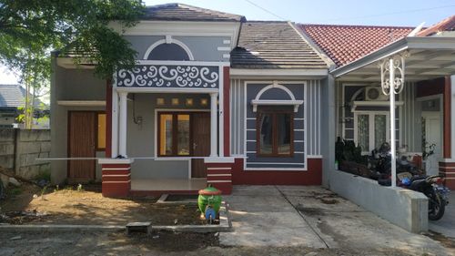 foto tampak rumah tipe 58 perumahan PERUMAHAN SAPPHIRE MEDITERANIA
