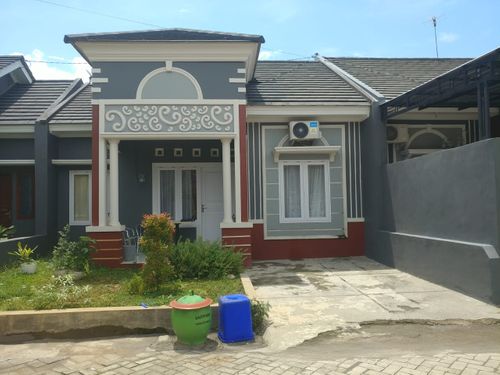 foto tampak rumah tipe 45 perumahan PERUMAHAN SAPPHIRE MEDITERANIA