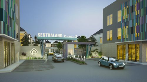 foto gerbang perumahan Sentraland Residence 2