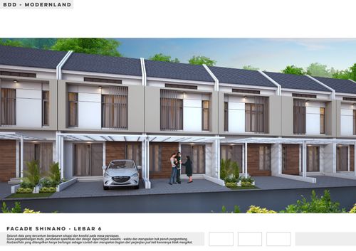 foto tampak rumah tipe 63/106 perumahan Jakarta Garden City Shinano