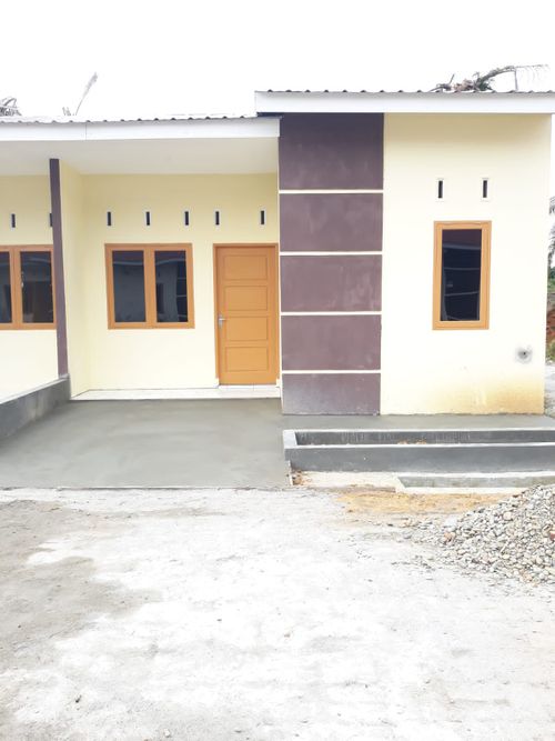 foto tampak rumah tipe 36 perumahan Bintang Jaharun Asri
