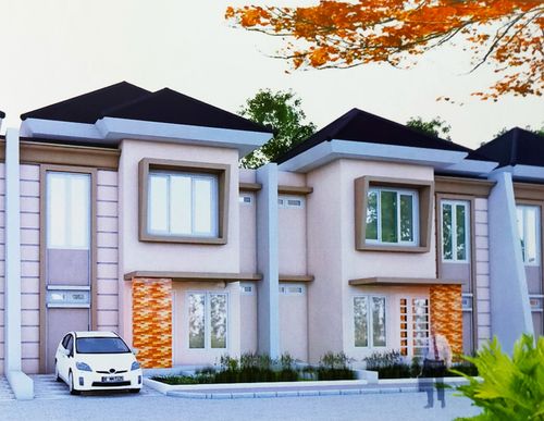 foto tampak rumah tipe CLUSTER EMERALD 90 perumahan WIDYA RESIDENCE