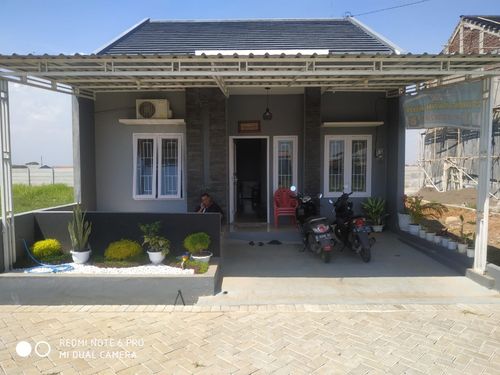 foto tampak rumah tipe 40 perumahan PERUMAHAN SAPPHIRE TOWNHOUSE