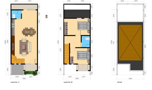 foto denah rumah tipe Murai perumahan CENDRAWASIH RESIDENCE_1