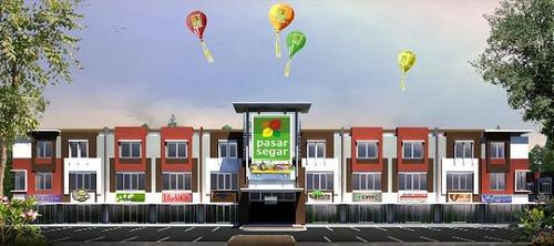 foto tampak rumah tipe RUKO 234/78 perumahan PASAR SEGAR DEPOK