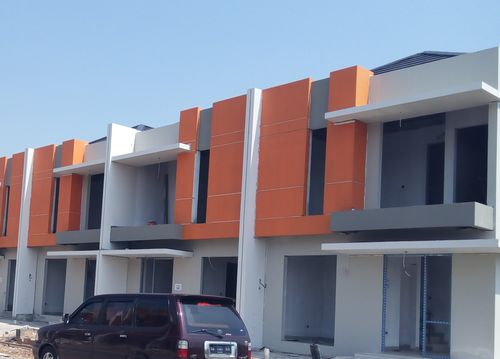 foto tampak rumah tipe Edelweis 6x10 perumahan PIK2 - DISTRICT 17
