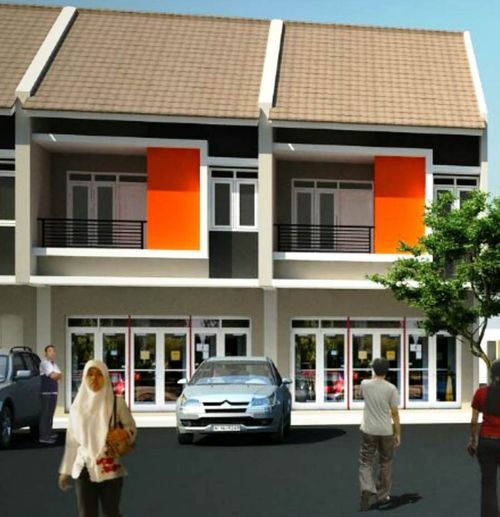 foto tampak rumah tipe Ruko perumahan PERUMAHAN PESONA MUTIARA