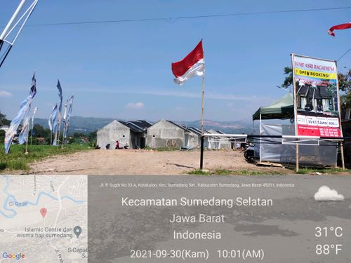 foto gerbang perumahan Bumi Asri Ragadiem