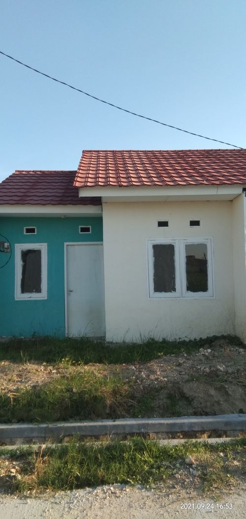 foto tampak rumah tipe 29/60 perumahan BUMI CIKARANG ASRI