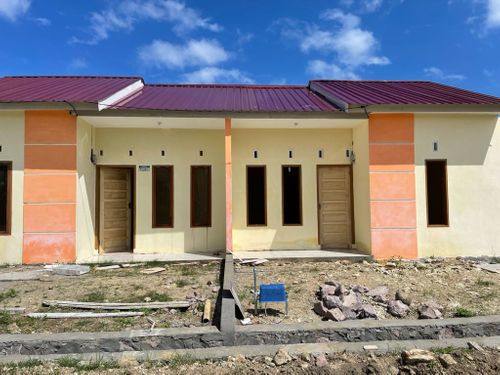 foto tampak rumah tipe 36 perumahan BUKIT LOMPOE RESIDENCE II