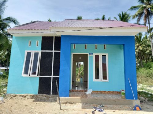 foto tampak rumah tipe Blok B 07 perumahan Griya altira permai IV