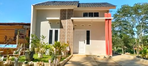 foto tampak rumah tipe 36 perumahan JINGGA KEDATON