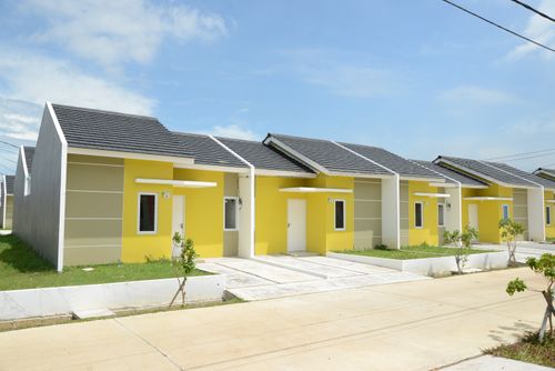 foto tampak rumah tipe FOREST perumahan VICTORIA VILLAGE