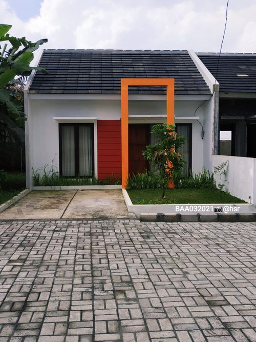 foto tampak rumah tipe 36/72 perumahan Bogor Alam Asri